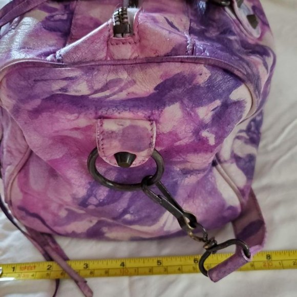 Balenciaga Graffiti City bag white pink Purple tie dyed painted twiggy giant - Picture 10 of 10